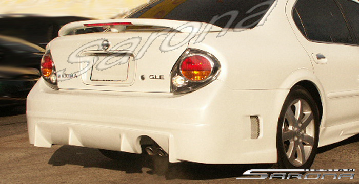 Custom Nissan Maxima  Sedan Rear Bumper (2000 - 2003) - $590.00 (Part #NS-032-RB)